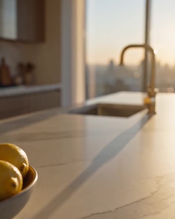 Detail — kitchen and island