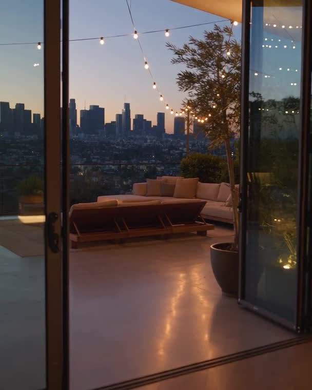 Vertical listing reel — terrace